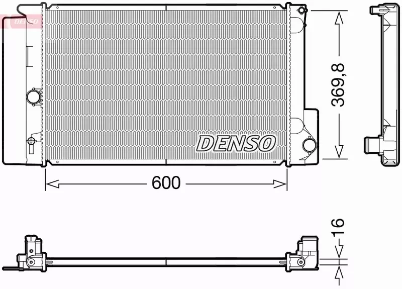 DENSO CHŁODNICA SILNIKA DRM50126 