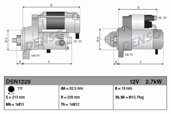 DENSO ROZRUSZNIK SILNIKA DSN1229 