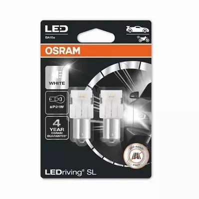 OSRAM LEDRIVING ŻARÓWKI P21W 12V 6000K BLISTER 