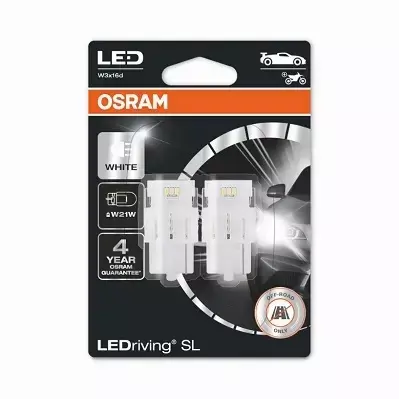 OSRAM LEDRIVING ŻARÓWKI W21W BIAŁE 12V 6000K 