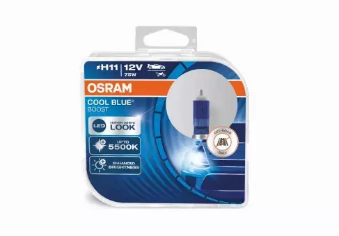 OSRAM COOL BLUE BOOST 5000K H11 XENON LOOK DUO 