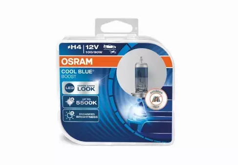 OSRAM COOL BLUE BOOST 5000K H4 XENON LOOK DUO 