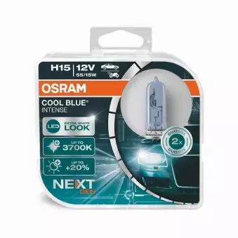 OSRAM COOL BLUE INTENSE ŻARÓWKI H15 12V DUO 