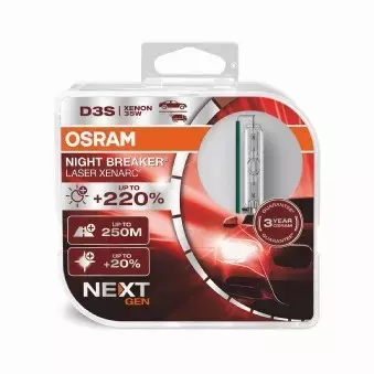 OSRAM NIGHT BREAKER LASER XENARC ŻARNIKI D3S DUO 