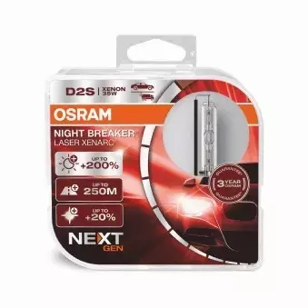 OSRAM NIGH BREAKER LASER XENARC ŻARNIKI D2S DUO 