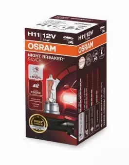 OSRAM NIGHT BREAKER SILVER +100% H11 12V 55W 