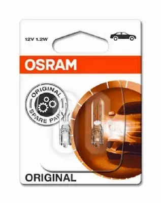 OSRAM ORIGINAL ŻARÓWKI W1,2W 12V 1,22W DUO 