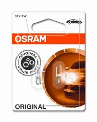 OSRAM ORIGINAL ŻARÓWKI PBT5 12V 2W W2X4.6D DUO 