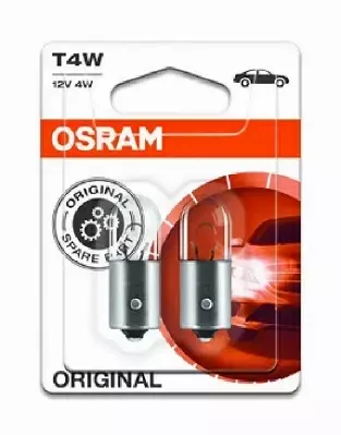 OSRAM ORIGINAL ŻARÓWKI T4W 12V 4W BA9S 3893 DUO 