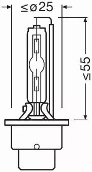 OSRAM ORIGINAL XENARC ŻARNIK D4S 42V 35W P32D-5 