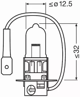 OSRAM TRUCKSTAR PRO ŻARÓWKA H3 24V 70W PK22S 