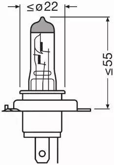 OSRAM COOL BLUE INTENSE ŻARÓWKA H4 12V 60/55W 