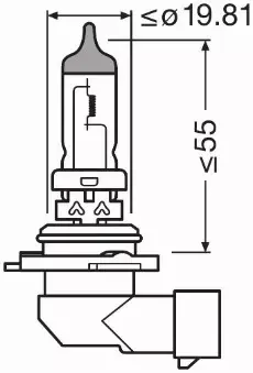 OSRAM ORIGINAL ŻARÓWKA HB4 12V 51W P22D 9006 