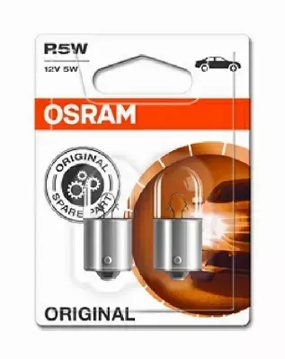 OSRAM ORIGINAL ŻARÓWKI R5W 12V 5W BA15S 5007 DUO 