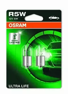 OSRAM ULTRA LIFE ŻARÓWKI R5W 12V 55W 5007ULT DUO 