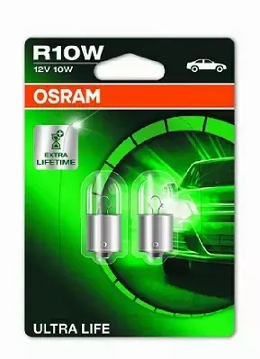 OSRAM ULTRA LIFE ŻARÓWKI R10W 12V BA15S BLISTER 