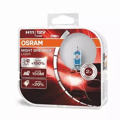 OSRAM NIGHT BREAKER LASER NEXT GEN +150% H11 DUO 