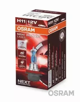 OSRAM NIGHT BREAKER LASER NEXT GEN +150% H11 12V 