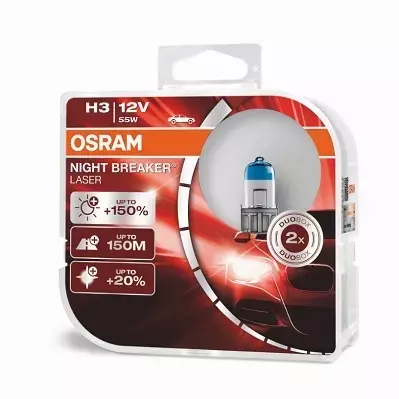 OSRAM NIGHT BREAKER LASER NEXT GEN +150% H3 DUO 