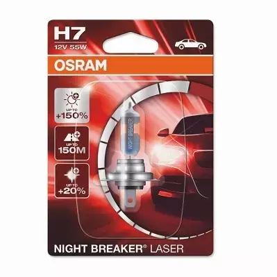 OSRAM NIGHT BREAKER LASER +150% H7 12V BLISTER 