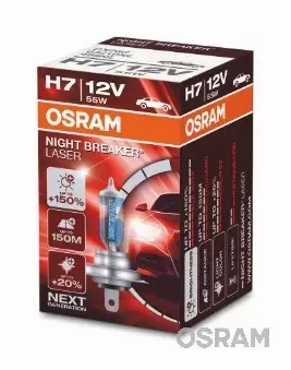 OSRAM NIGHT BREAKER LASER NEXT GEN +150% H7 12V 