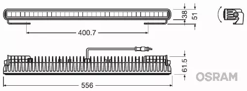 OSRAM LIGHTBAR SX500-SP LAMPA DALEKOSIĘŻNA LED 