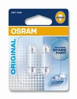 OSRAM ORIGINAL ŻARÓWKI C10W 12V 10W SV8.5-8 DUO 