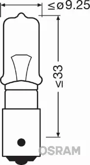 OSRAM ORIGINAL ŻARÓWKA H21W 12V 21W BAY9S 64136 