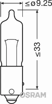 OSRAM ULTRA LIFE ŻARÓWKA HY21W 12V 25W BAW9S 