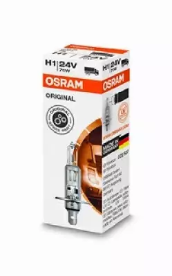 OSRAM ORIGINAL ŻARÓWKA H1 24V 70W P14,5S 