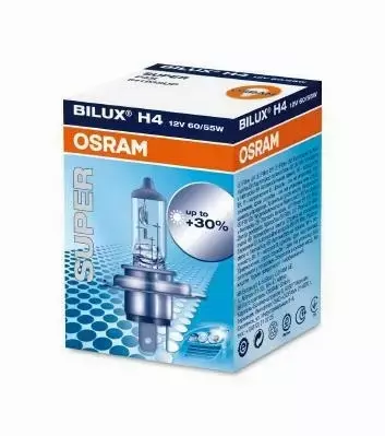 OSRAM SUPER ŻARÓWKA H4 12V 60/55W P43T 