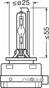 OSRAM ORIGINAL XENARC ŻARNIK D1S 85V 35W PK32D-2 