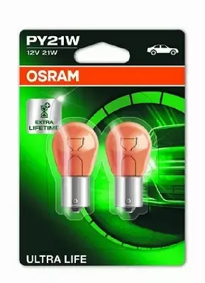 OSRAM ULTRA LIFE ŻARÓWKI PY21W BAU15S BLISTER 