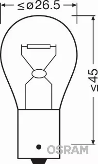 OSRAM ULTRA LIFE ŻARÓWKI PY21W BAU15S BLISTER 