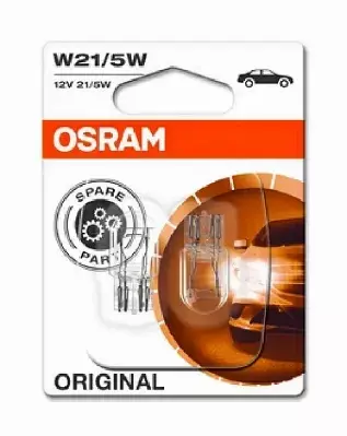 OSRAM ORIGINAL ŻARÓWKI W21/5W 12V W3X16Q DUO 