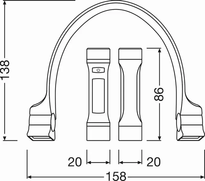 OSRAM LAMPA WARSZTATOWA INSPEKCYJNA LEDINSPECT WEARABLE NECK LIGHT LEDIL413 