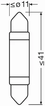 OSRAM LEDRIVING ŻARÓWKA C5W 12V 6000K 41MM 
