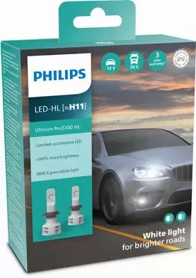 PHILIPS ULTINON PRO5100 ŻARÓWKI LED H11 