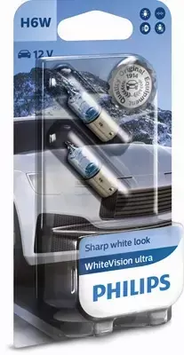 PHILIPS WHITE VISION ULTRA ŻARÓWKI H6W 