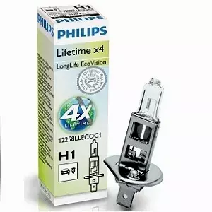 PHILIPS ECOVISION H1 LONGLIFE 12V 55W 1-SZTUKA 