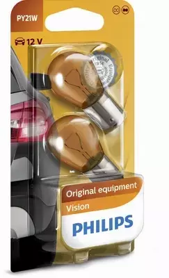 PHILIPS PREMIUM PY21W 12V 21W BAU15S DUO 2SZT 