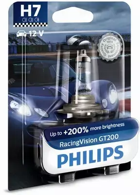 PHILIPS RACING VISION GT200 ŻARÓWKA 12V 55W H7 