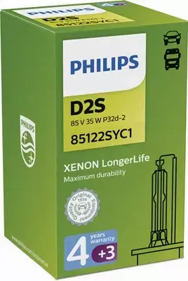 PHILIPS ECOVISION LONGLIFE XENON D2S 85V 35W 