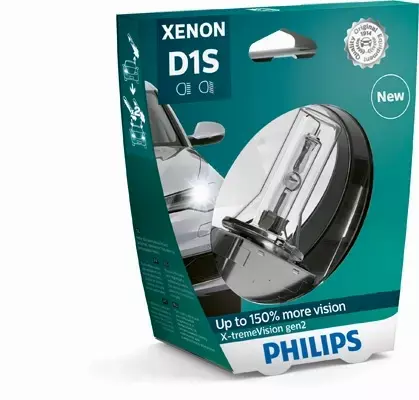 PHILIPS X-TREME VISION XENON GEN2 +150% D1S 1-SZT 