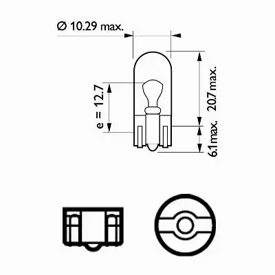 PHILIPS X-TREME VISION PRO150 ŻARÓWKI 12V 5W W5W 