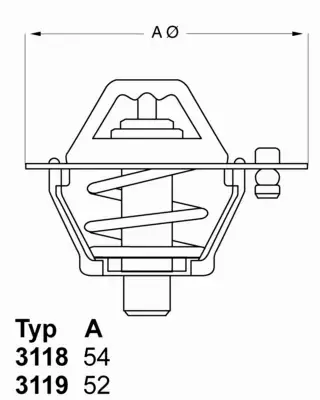 WAHLER TERMOSTAT 3119.82D3 