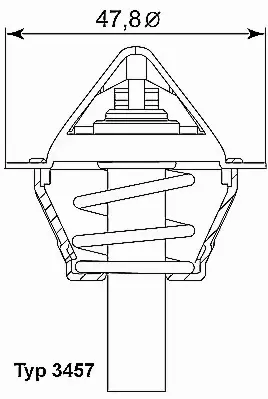 WAHLER TERMOSTAT MERCEDES C W203 E W211 KOMPRESSOR 