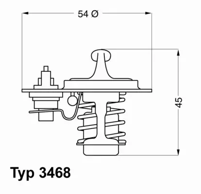 WAHLER TERMOSTAT MAZDA 626 2.0 D COMPREX 