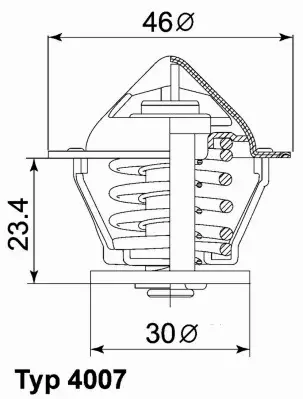 WAHLER TERMOSTAT 4007.80D 