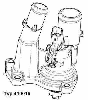 WAHLER TERMOSTAT FORD FOCUS MK2 C-MAX 1.6 TI 